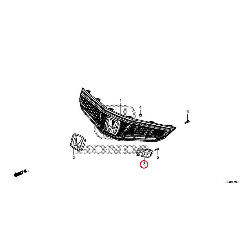 [NEW] JDM HONDA FIT GE8 2012 Front Grille (1) GENUINE OEM - Image 4