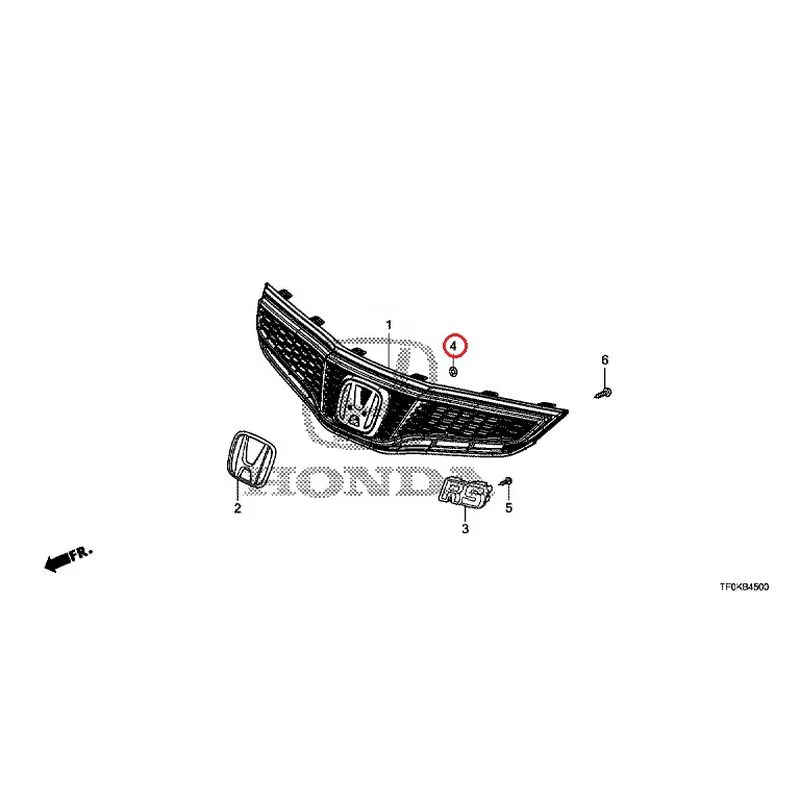 [NEW] JDM HONDA FIT GE8 2012 Front Grille (1) GENUINE OEM - Image 5