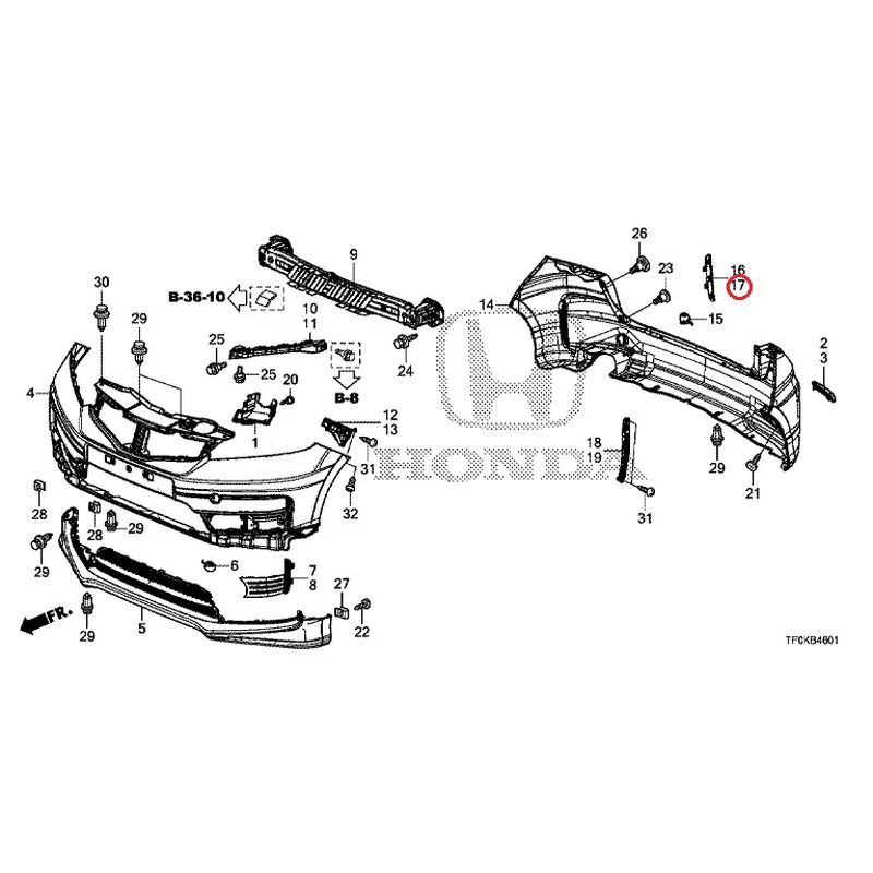 [NEW] JDM HONDA FIT GE8 2012 Bumper GENUINE OEM - Image 42
