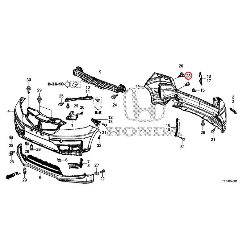 [NEW] JDM HONDA FIT GE8 2012 Bumper GENUINE OEM - Image 48