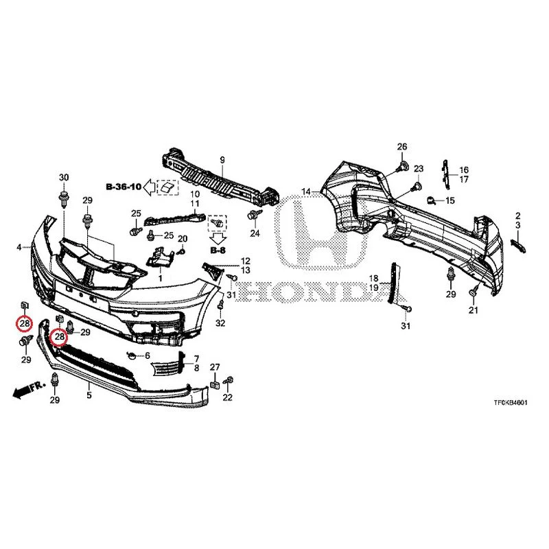 [NEW] JDM HONDA FIT GE8 2012 Bumper GENUINE OEM - Image 53