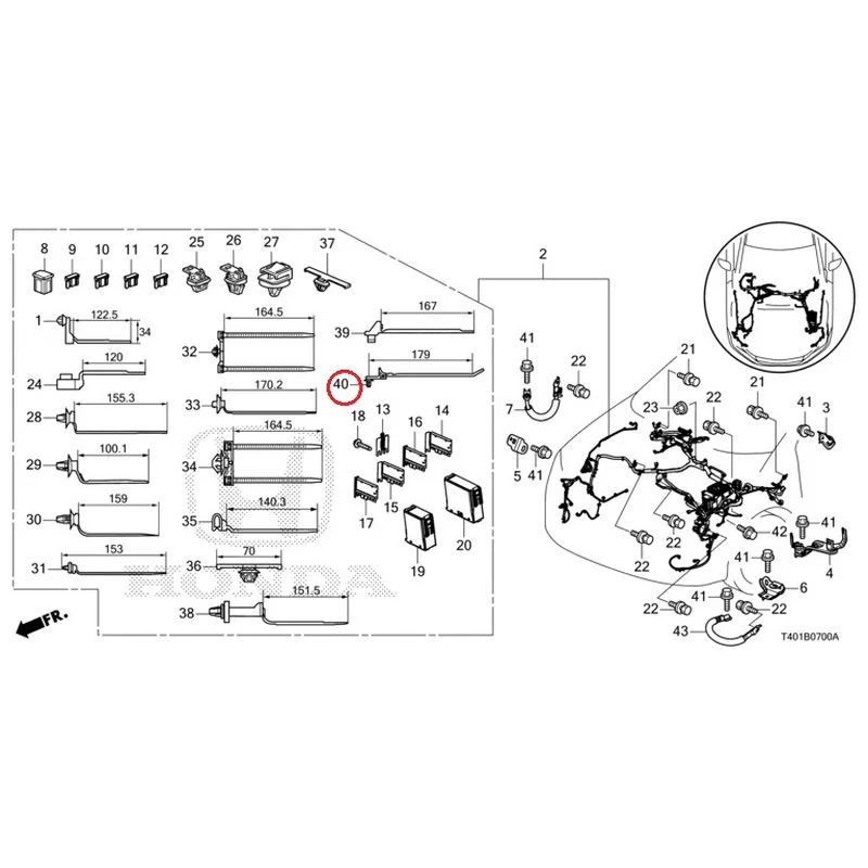 [NEW] JDM HONDA CIVIC FL5 2023 Wiring Harness (1) GENUINE OEM - Image 40