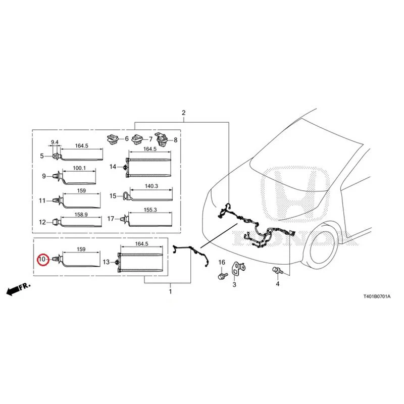 [NEW] JDM HONDA CIVIC FL5 2023 Wiring Harness (2) GENUINE OEM - Image 11