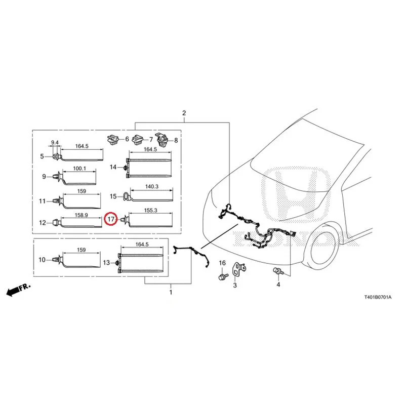 [NEW] JDM HONDA CIVIC FL5 2023 Wiring Harness (2) GENUINE OEM - Image 18