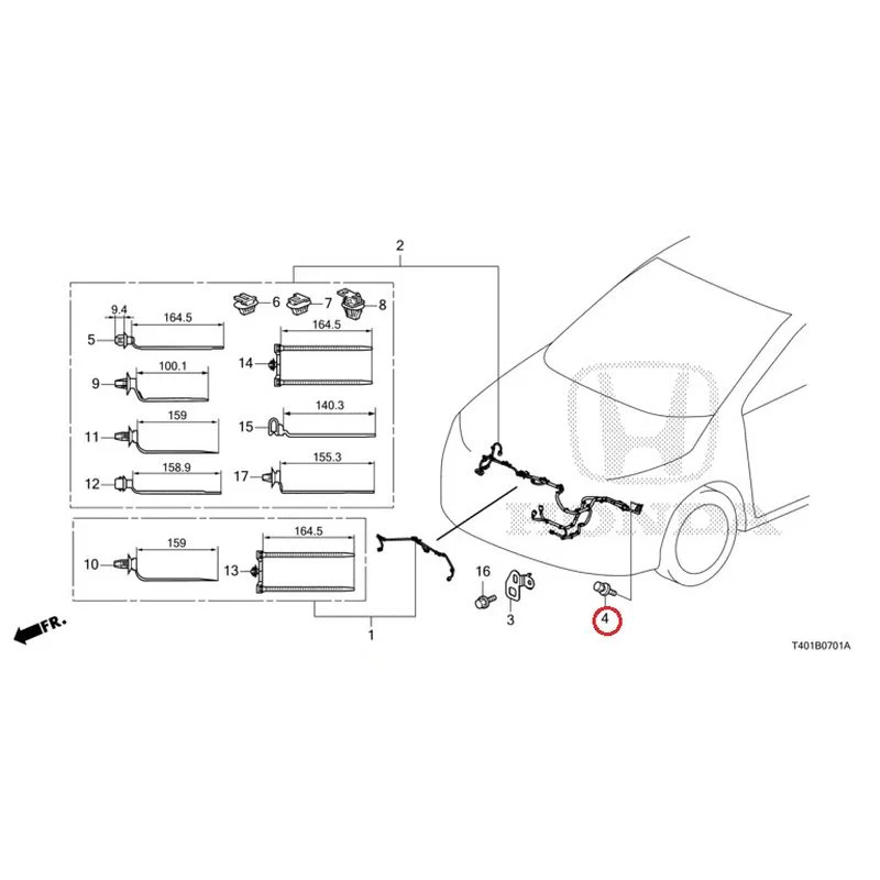[NEW] JDM HONDA CIVIC FL5 2023 Wiring Harness (2) GENUINE OEM - Image 5
