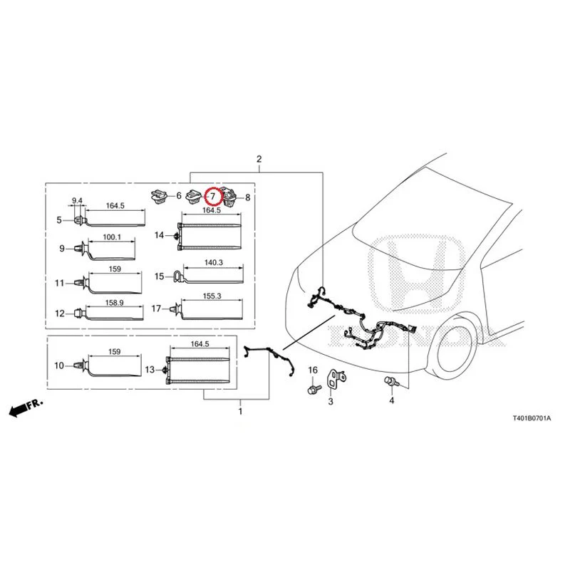 [NEW] JDM HONDA CIVIC FL5 2023 Wiring Harness (2) GENUINE OEM - Image 8