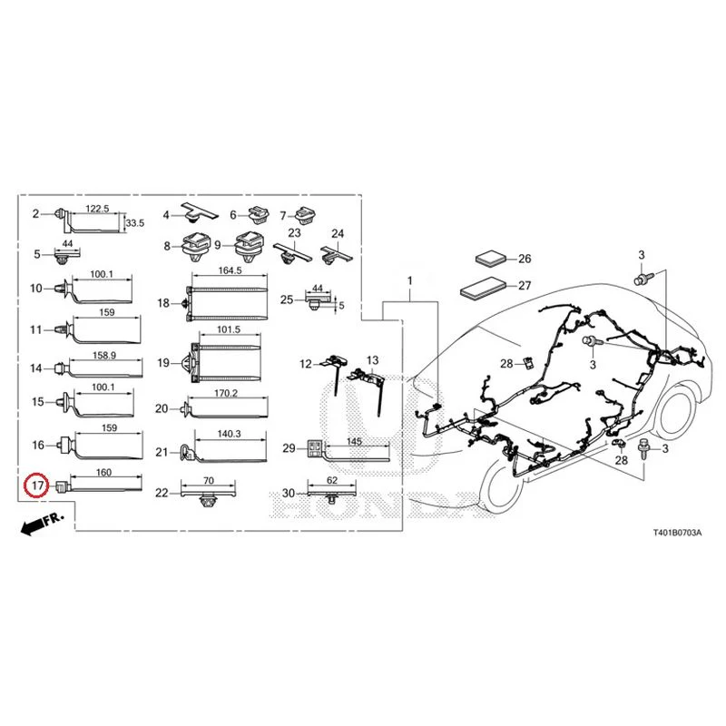 [NEW] JDM HONDA CIVIC FL5 2023 Wire Harnesses (4) GENUINE OEM - Image 15