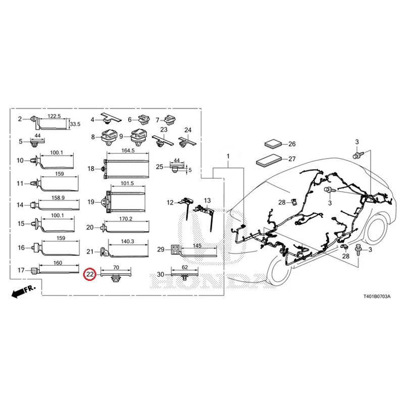 [NEW] JDM HONDA CIVIC FL5 2023 Wire Harnesses (4) GENUINE OEM - Image 20