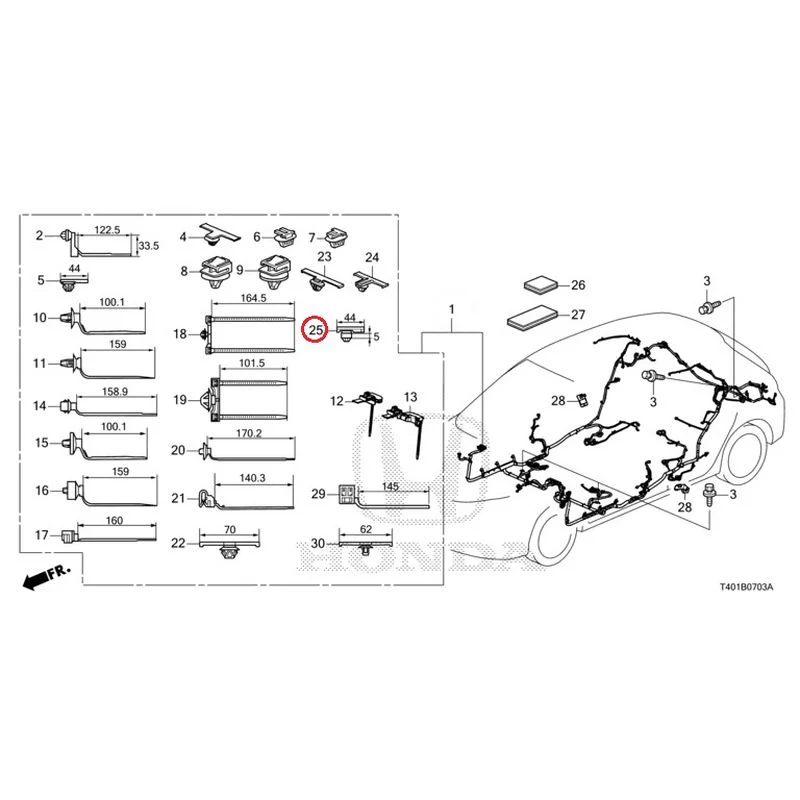 [NEW] JDM HONDA CIVIC FL5 2023 Wire Harnesses (4) GENUINE OEM - Image 23