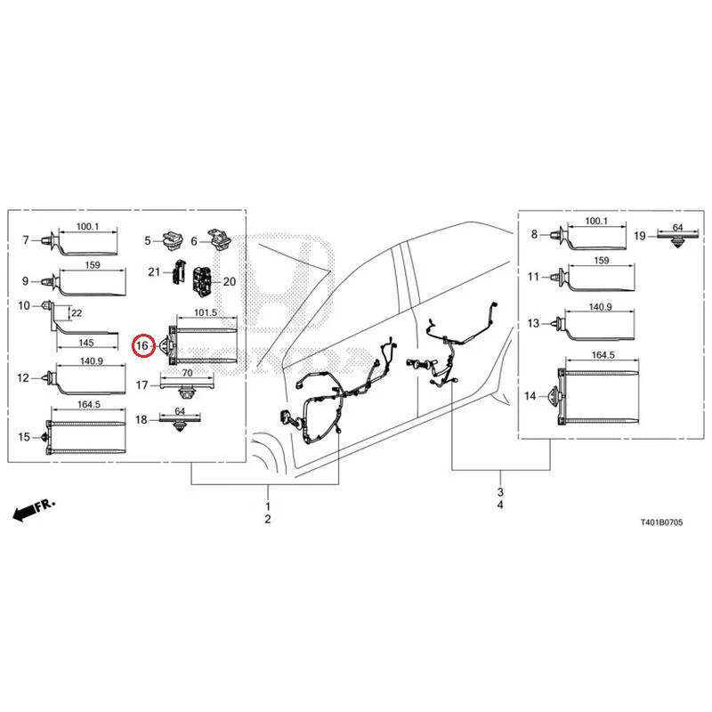 [NEW] JDM HONDA CIVIC FL5 2023 Wire Harnesses (6) GENUINE OEM - Image 17