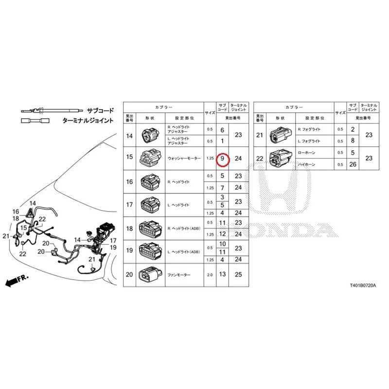 [NEW] JDM HONDA CIVIC FL5 2023 Electrical Connector (Front) GENUINE OEM - Image 10
