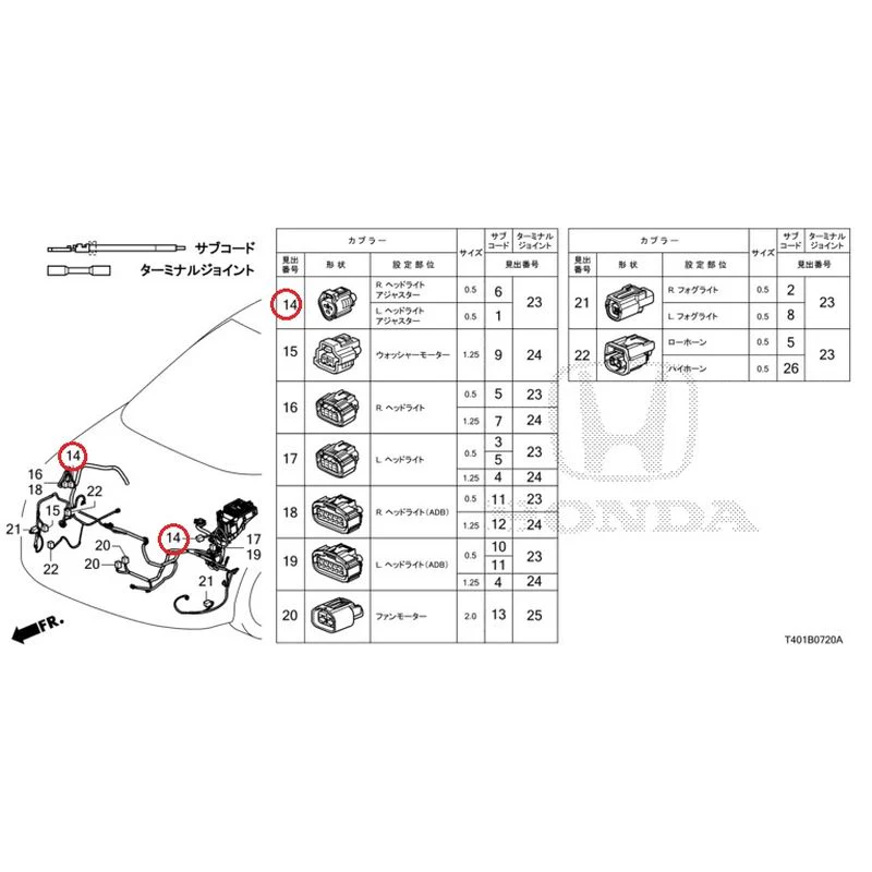 [NEW] JDM HONDA CIVIC FL5 2023 Electrical Connector (Front) GENUINE OEM - Image 11