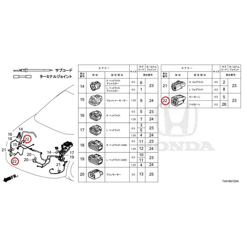 [NEW] JDM HONDA CIVIC FL5 2023 Electrical Connector (Front) GENUINE OEM - Image 16