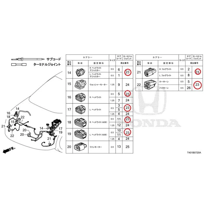 [NEW] JDM HONDA CIVIC FL5 2023 Electrical Connector (Front) GENUINE OEM - Image 17