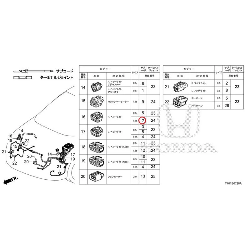 [NEW] JDM HONDA CIVIC FL5 2023 Electrical Connector (Front) GENUINE OEM - Image 8
