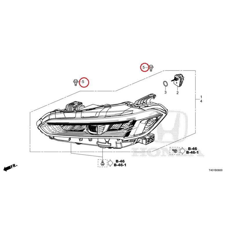 [NEW] JDM HONDA CIVIC FL5 2023 Headlight GENUINE OEM - Image 6