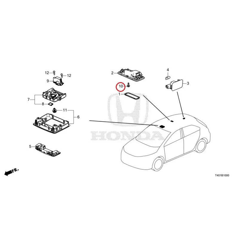 [NEW] JDM HONDA CIVIC FL5 2023 Interior Lights GENUINE OEM - Image 11