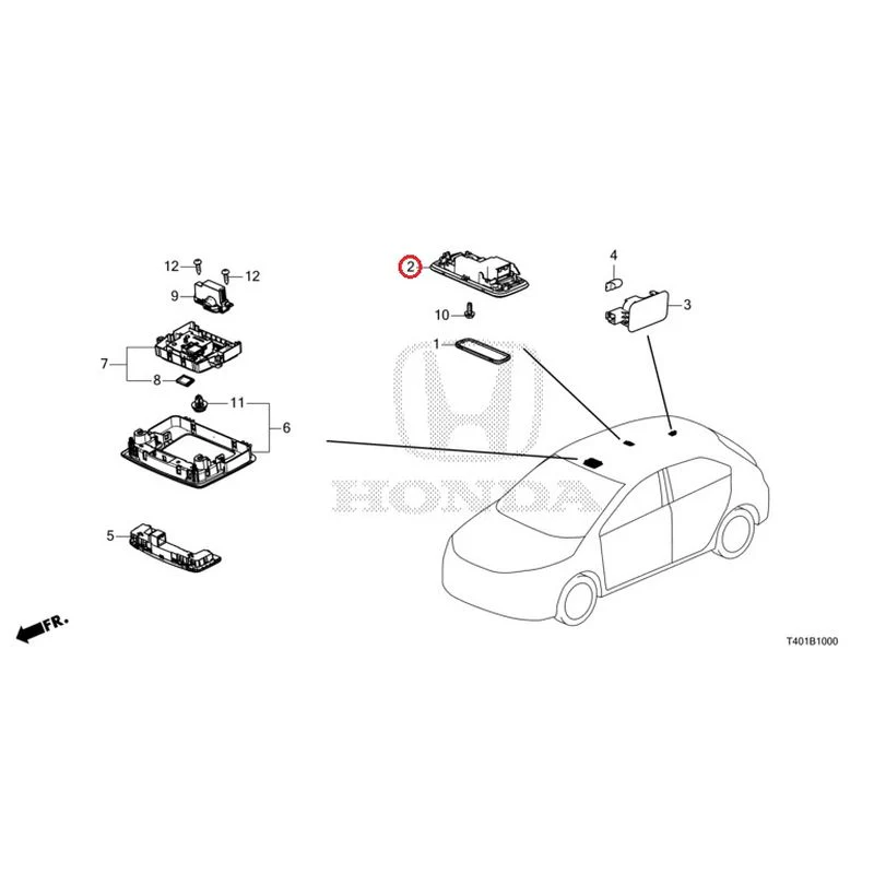 [NEW] JDM HONDA CIVIC FL5 2023 Interior Lights GENUINE OEM - Image 3