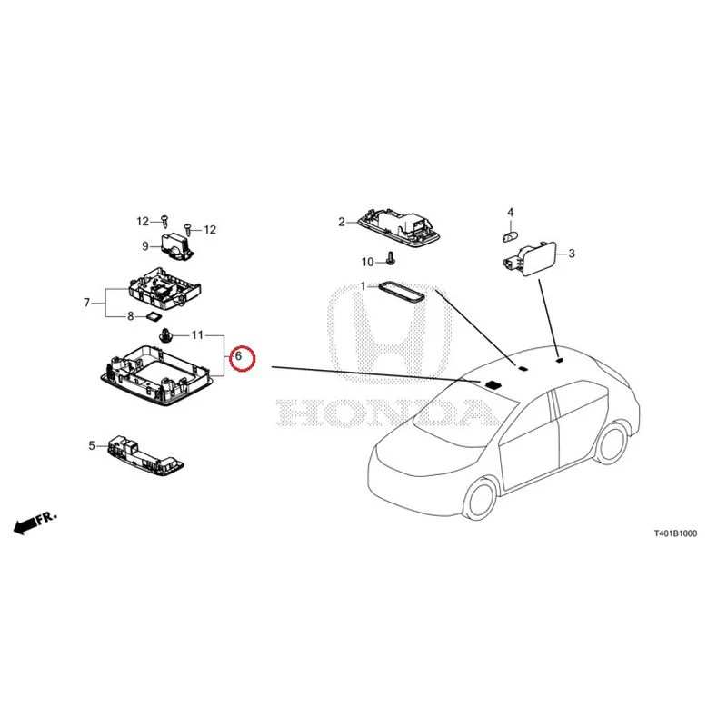 [NEW] JDM HONDA CIVIC FL5 2023 Interior Lights GENUINE OEM - Image 7