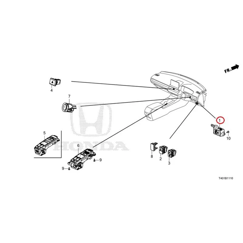 [NEW] JDM HONDA CIVIC FL5 2023 Switches GENUINE OEM - Image 2