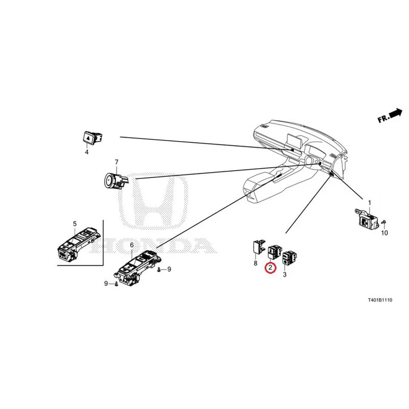 [NEW] JDM HONDA CIVIC FL5 2023 Switches GENUINE OEM - Image 3