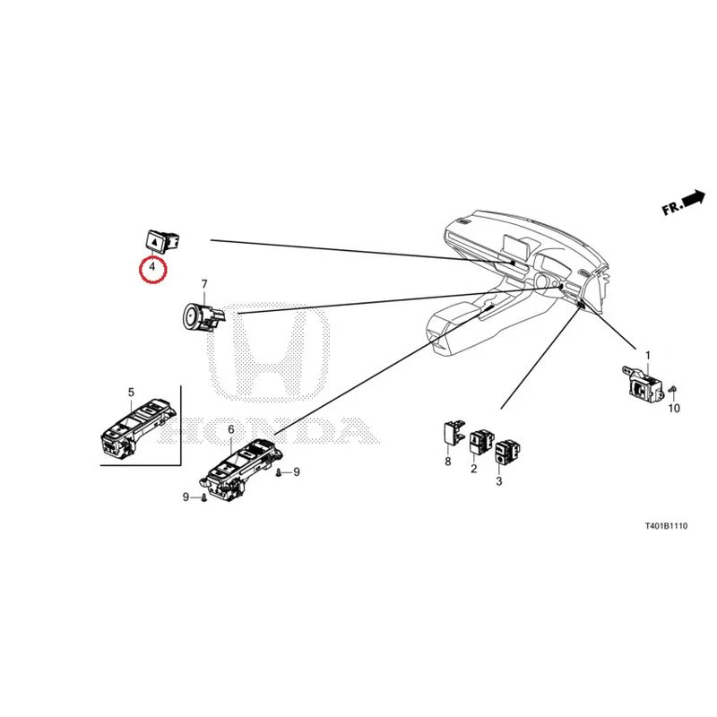 [NEW] JDM HONDA CIVIC FL5 2023 Switches GENUINE OEM - Image 5
