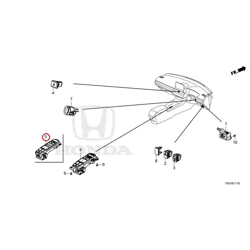 [NEW] JDM HONDA CIVIC FL5 2023 Switches GENUINE OEM - Image 6