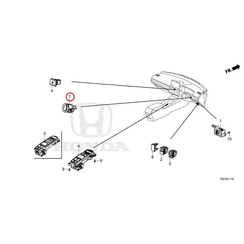 [NEW] JDM HONDA CIVIC FL5 2023 Switches GENUINE OEM - Image 7