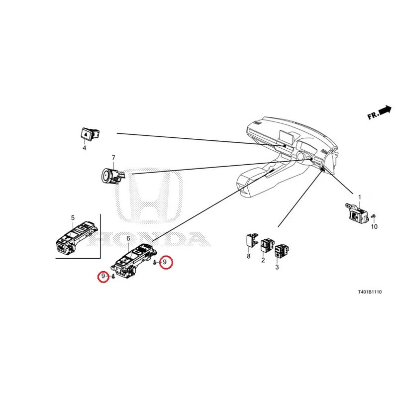 [NEW] JDM HONDA CIVIC FL5 2023 Switches GENUINE OEM - Image 9
