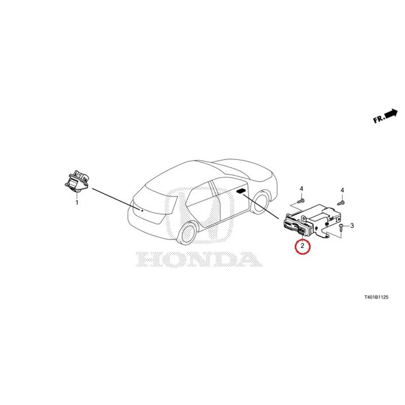 [NEW] JDM HONDA CIVIC FL5 2023 Rear View Camera/Etc Unit GENUINE OEM - Image 3