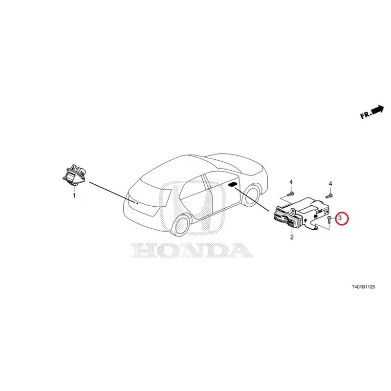 [NEW] JDM HONDA CIVIC FL5 2023 Rear View Camera/Etc Unit GENUINE OEM - Image 4