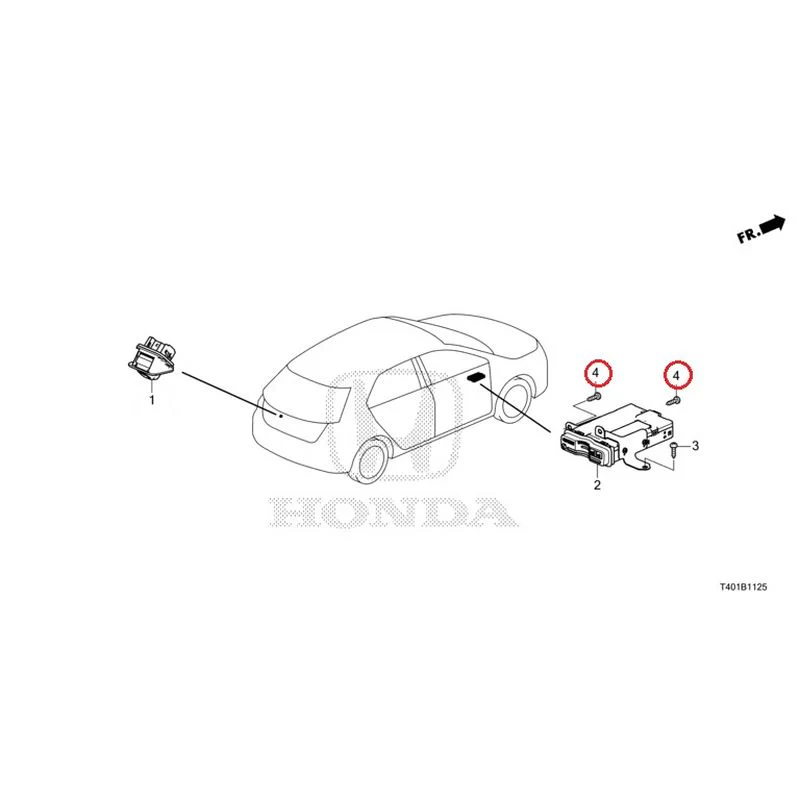 [NEW] JDM HONDA CIVIC FL5 2023 Rear View Camera/Etc Unit GENUINE OEM - Image 5