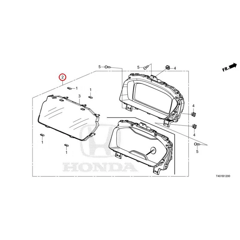 [NEW] JDM HONDA CIVIC FL5 2023 Meter GENUINE OEM - Image 3
