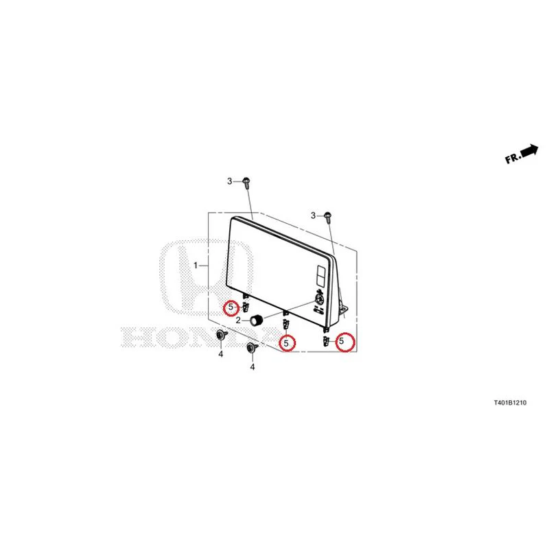 [NEW] JDM HONDA CIVIC FL5 2023 Center Display GENUINE OEM - Image 6