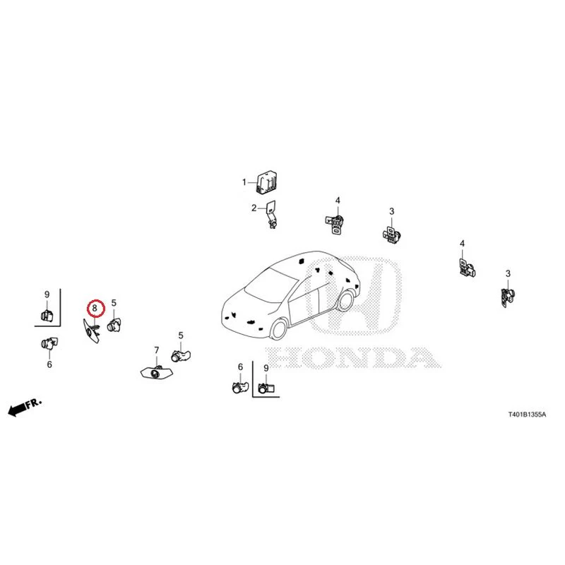 [NEW] JDM HONDA CIVIC FL5 2023 Parking Sensor GENUINE OEM - Image 16