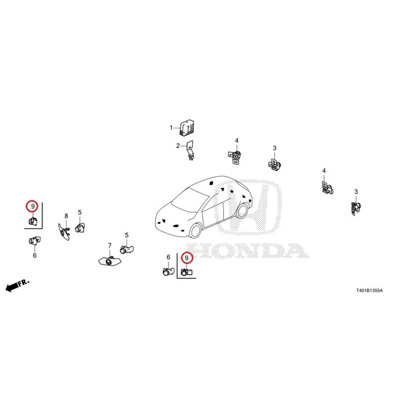 [NEW] JDM HONDA CIVIC FL5 2023 Parking Sensor GENUINE OEM - Image 19