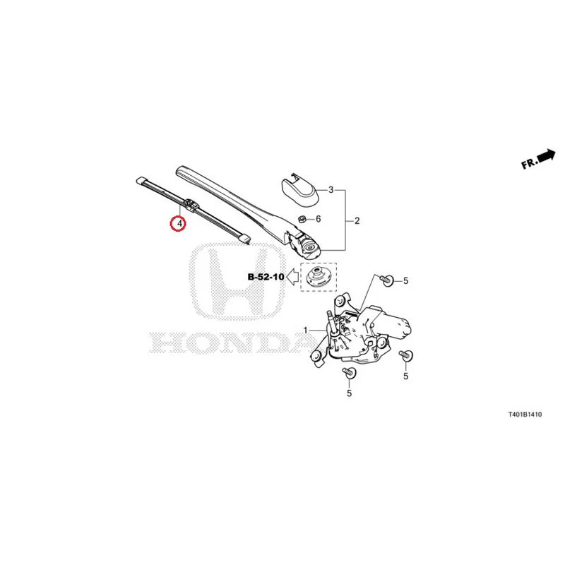 [NEW] JDM HONDA CIVIC FL5 2023 Rear Windshield Wiper GENUINE OEM - Image 5