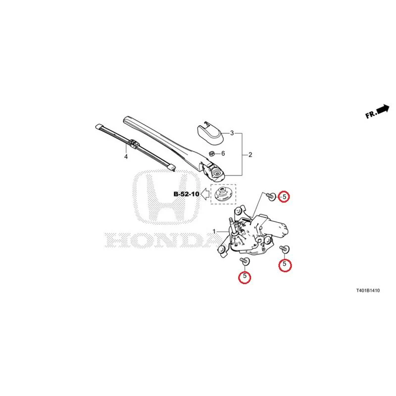 [NEW] JDM HONDA CIVIC FL5 2023 Rear Windshield Wiper GENUINE OEM - Image 6