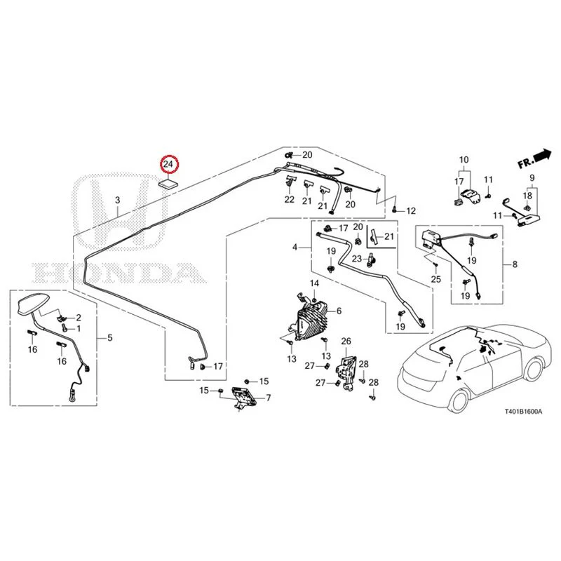[NEW] JDM HONDA CIVIC FL5 2023 Antenna GENUINE OEM - Image 22