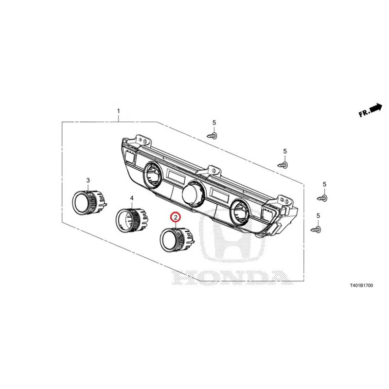 [NEW] JDM HONDA CIVIC FL5 2023 Auto Air Conditioner Control GENUINE OEM - Image 3