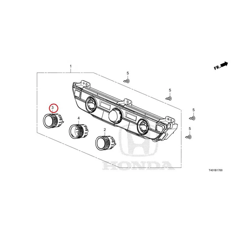 [NEW] JDM HONDA CIVIC FL5 2023 Auto Air Conditioner Control GENUINE OEM - Image 4