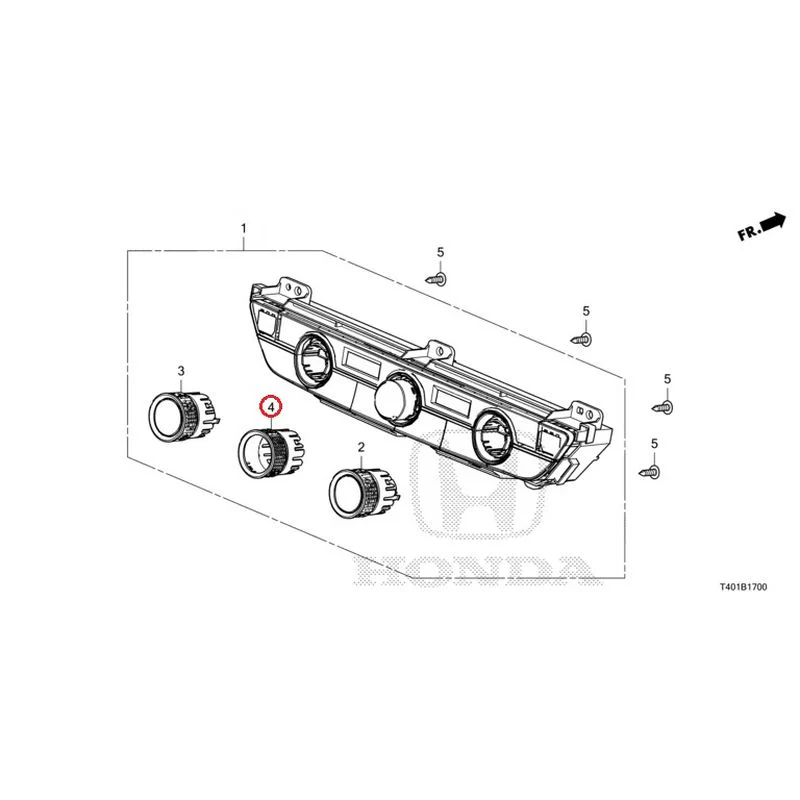 [NEW] JDM HONDA CIVIC FL5 2023 Auto Air Conditioner Control GENUINE OEM - Image 5