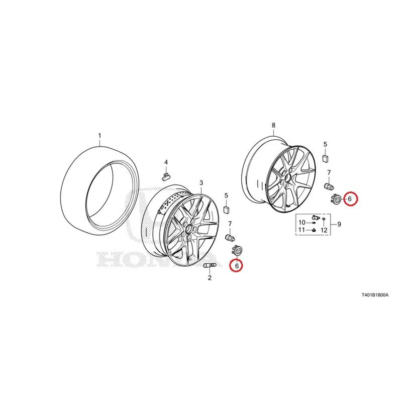[NEW] JDM HONDA CIVIC FL5 2023 Tire/Wheel Disc GENUINE OEM - Image 28