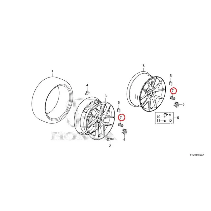 [NEW] JDM HONDA CIVIC FL5 2023 Tire/Wheel Disc GENUINE OEM - Image 29