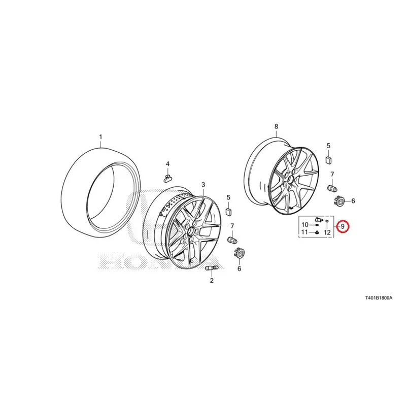 [NEW] JDM HONDA CIVIC FL5 2023 Tire/Wheel Disc GENUINE OEM - Image 31