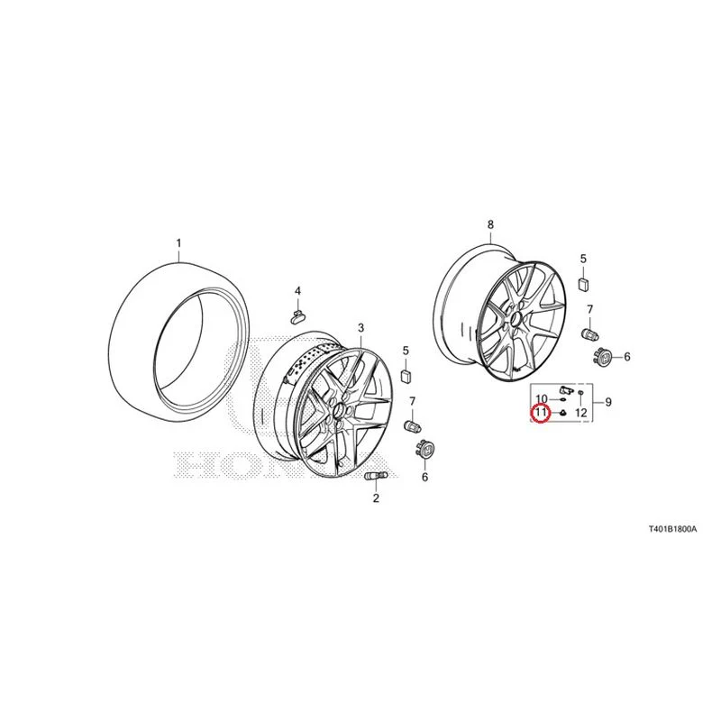 [NEW] JDM HONDA CIVIC FL5 2023 Tire/Wheel Disc GENUINE OEM - Image 33