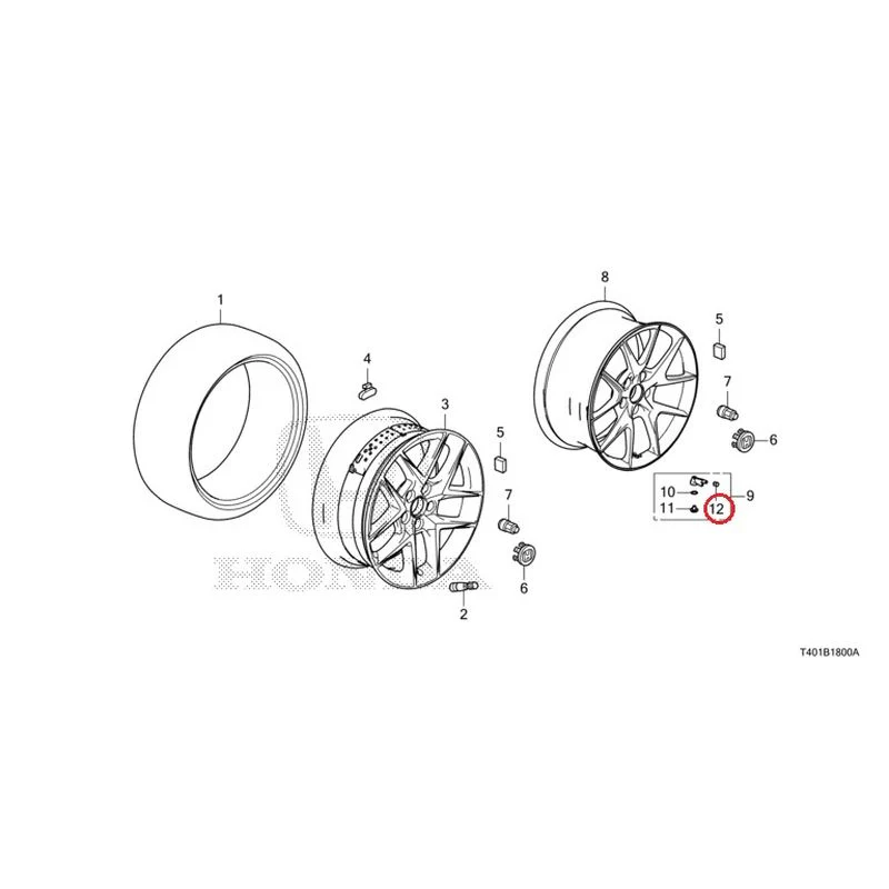 [NEW] JDM HONDA CIVIC FL5 2023 Tire/Wheel Disc GENUINE OEM - Image 34