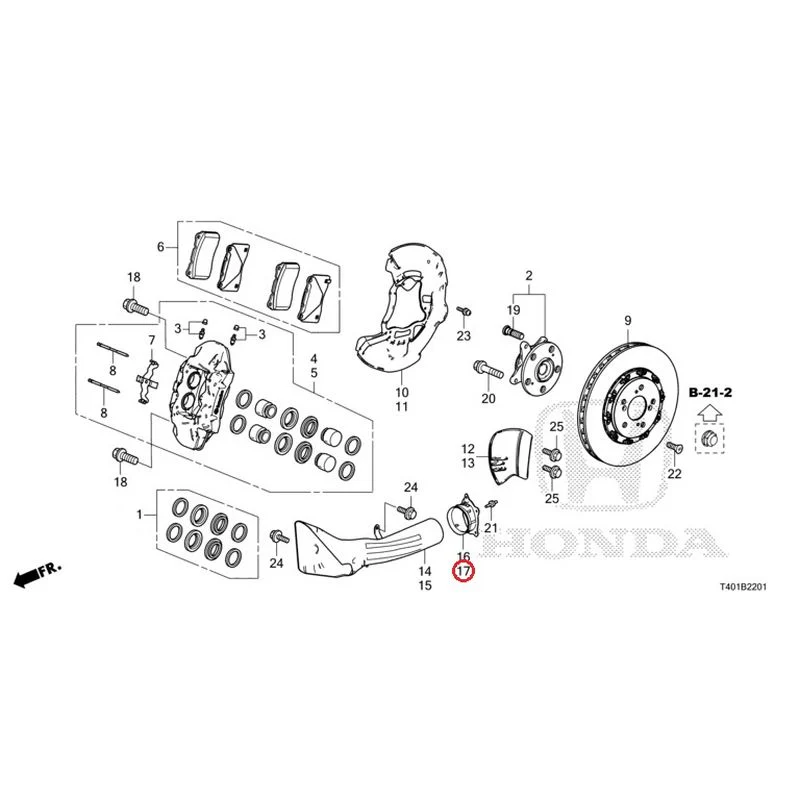 [NEW] JDM HONDA CIVIC FL5 2023 Front Brake (TYPE R) GENUINE OEM - Image 18