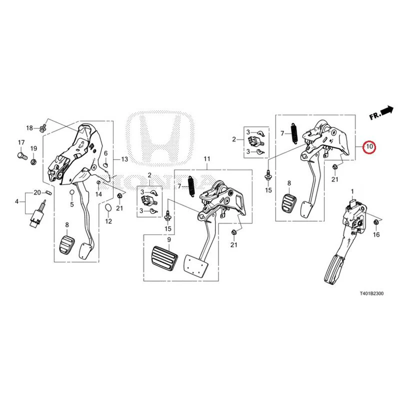 [NEW] JDM HONDA CIVIC FL5 2023 Pedals GENUINE OEM - Image 10