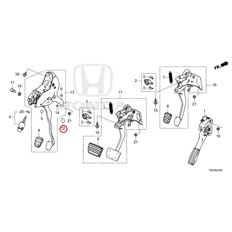 [NEW] JDM HONDA CIVIC FL5 2023 Pedals GENUINE OEM - Image 11